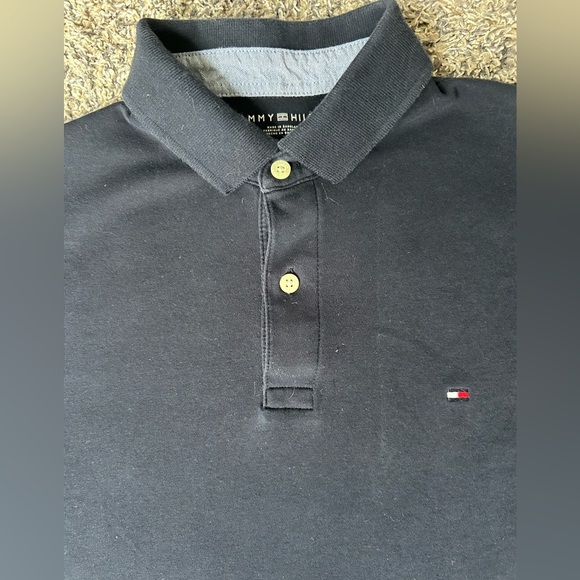 Tommy Hilfiger Men’s Polo Shirts in lavender and navy blue size small - Picture 8 of 12